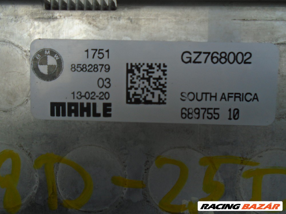 [GYÁRI HASZNÁLT] BMW - Cooler Hűtő -X3, X4 - G01, G02 - 1.8D - 2.5D 7. kép